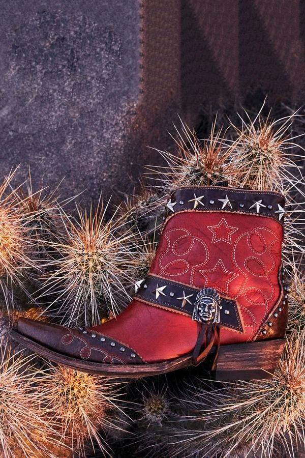 DDBL043-2 Double D Ranch Women's BORN IN THE USA Red Boot 4 DDBL043-2 Double D Ranch Women's BORN IN THE USA Red Boot - Image 2