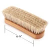 0401006 Boot Brush 100% Horsehair Grey -Western Store 0401006