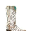 Corral Boots C3482 Corral Women's Bone White Glitter Inlay Western Square Toe Boot 2 Corral Boots C3482 Corral Women's Bone White Glitter Inlay Western Square Toe Boot -Western Store 07253ece2bdd34285596a19a3bef1349