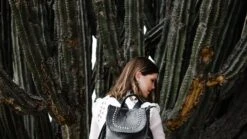 PS008-1 Yahil Ferry Signature TOSCA Black Studded Fringe Back Pack Purse -Western Store 1a6662 ad145617024841e3ab52964507434e20 mv2 d 4912 7360 s 4 2