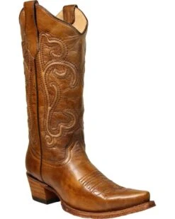 Corral Boots L5305 Circle G By Corral Women's Corded Embroidered Western Boots