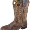 3668 Smoky Mountain Boots JESSE BROWN Distressed Childrens And Toddlers Square Toe -Western Store 3668 300x300 2