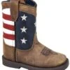 3800 T Smoky Mountain Boots STARS AND STRIPES Distressed Brown Baby / Toddler Boot 2 3800 T Smoky Mountain Boots STARS AND STRIPES Distressed Brown Baby / Toddler Boot -Western Store 4634806947
