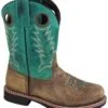 3891 Smoky Mountain Kid's BUFFALO Turquoise Boot Round Toe -Western Store 4634806972