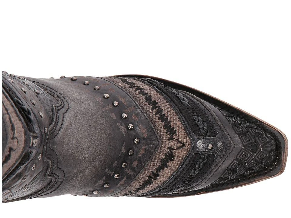 Corral Boots A3355 Corral Women's GREY / BLACK EMBROIDERY & STUDS Boot 5 Corral Boots A3355 Corral Women's GREY / BLACK EMBROIDERY & STUDS Boot - Image 3