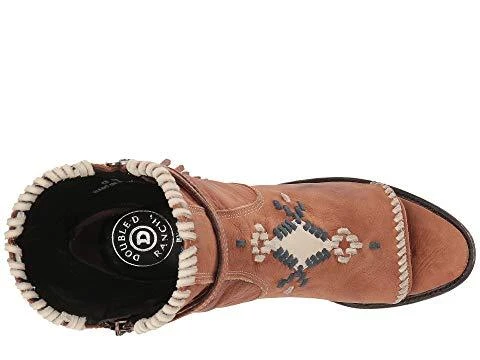 DDBL025-2 Double D Ranch TUSKEGEE Cognac Sandal Block Heel 6 DDBL025-2 Double D Ranch TUSKEGEE Cognac Sandal Block Heel - Image 4