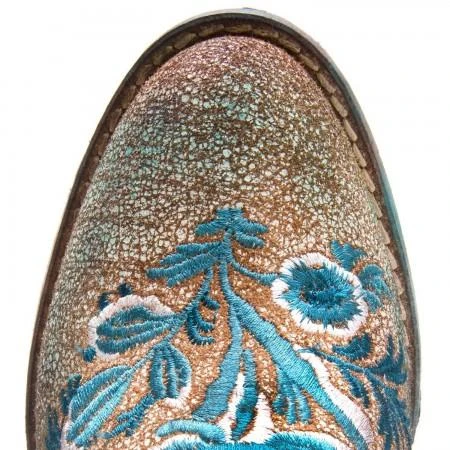 Corral Boots Q0127 Circle G Women's Floral Embroidered Ankle Boot 5 Corral Boots Q0127 Circle G Women's Floral Embroidered Ankle Boot - Image 3