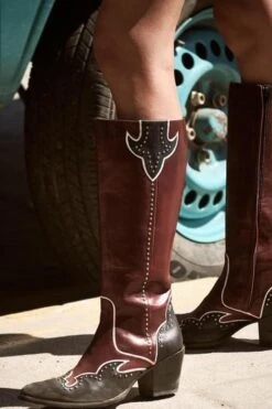 TWCL056-4 Tumbleweed Boots Women's ARIA RED Tall Boot -Western Store ARIARED5