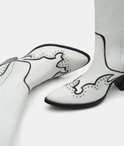 TWCL056-5 Tumbleweed Boots Women's ARIA White Tall Boot -Western Store ARIAWHITE4