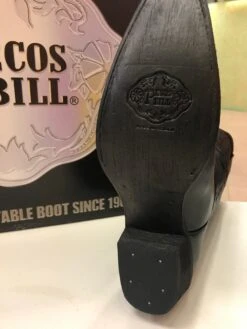 13-LadyBlack Pecos Bill Women's Black Western Boot -Western Store BOTTOM LADY BLACK