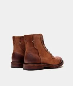 TWSHM035-3 Tumbleweed Boots Men's Caleb Cognac Cowhide Mid Lace Up Boot -Western Store CALEBCOGNAC3