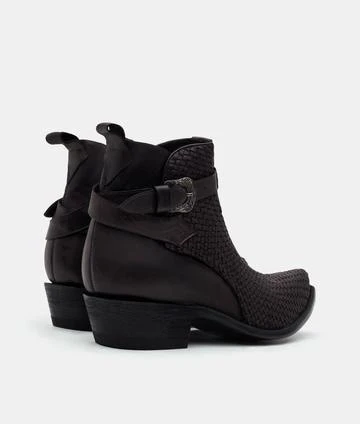 TWBM026-3 Tumbleweed Boots Men's Carter Black Short Boot 5 TWBM026-3 Tumbleweed Boots Men's Carter Black Short Boot - Image 3