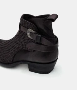 TWBM026-3 Tumbleweed Boots Men's Carter Black Short Boot 9 TWBM026-3 Tumbleweed Boots Men's Carter Black Short Boot -Western Store CARTERBLACK4