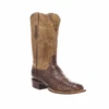 CL1118.W8 Lucchese Cliff Chocolate Ostrich 2 CL1118.W8 Lucchese Cliff Chocolate Ostrich -Western Store CL1118