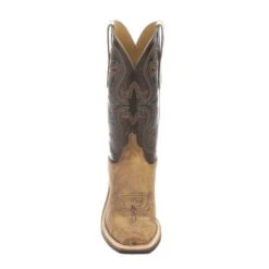 CZ3513.Q3LS Lucchese Bootmaker Men's MASON Copper Wild Boar / Olive -Western Store CZ3513Q3LS R02 C07