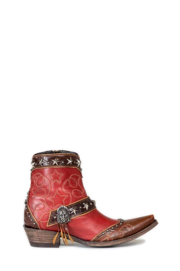 DDBL043-2 Double D Ranch Women's BORN IN THE USA Red Boot 3 DDBL043-2 Double D Ranch Women's BORN IN THE USA Red Boot