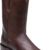 GY3504 Lucchese Men's BANNOCK Pecan Burn Jersey Calf Roper 1 GY3504 Lucchese Men's BANNOCK Pecan Burn Jersey Calf Roper -Western Store GY3504.RR