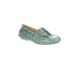 16402 Lucchese Women's LORI Turquoise Python Loafer Casual Shoe 1 16402 Lucchese Women's LORI Turquoise Python Loafer Casual Shoe -Western Store I6402 R01 C04