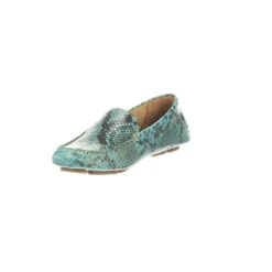 16402 Lucchese Women's LORI Turquoise Python Loafer Casual Shoe -Western Store I6402 R01 C09