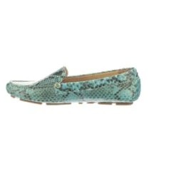 16402 Lucchese Women's LORI Turquoise Python Loafer Casual Shoe -Western Store I6402 R01 C13
