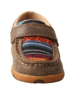 ICA0004 Twisted X Infant Driving Moccasins – Bomber/Multi Serape -Western Store ICA0004 FR 510x700 1