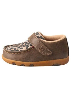 ICA0007 Twisted X Infant Driving Moccasins – Bomber/Leopard -Western Store ICA0007 LT 510x700 1