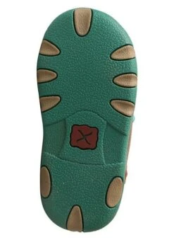 ICA0008 Twisted X Infant Driving Moccasins – Bomber/Turquoise -Western Store ICA0008 BT 510x700 1