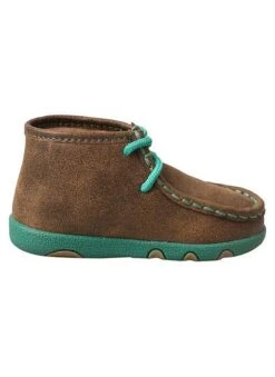 ICA0008 Twisted X Infant Driving Moccasins – Bomber/Turquoise -Western Store ICA0008 RT 510x700 1