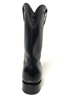 NOM006-2 Old Boot Factory Men's CHOCTAW Black Baby Buffalo Roper Boot -Western Store IMG 7535