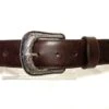 OLD1007 Old Boot Factory SOCORRO Chocolate Leather Belt 2 OLD1007 Old Boot Factory SOCORRO Chocolate Leather Belt -Western Store IMG 9595