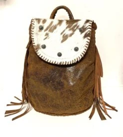 PS002-1 Yahil Ferry Signature BABY ROXXY Leather Cowhide Back Pack Purse