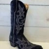 L113-70 Old Gringo Women's DIEGO BLUE NAVY SUEDE Snip Toe Boot -Western Store IMG 9860