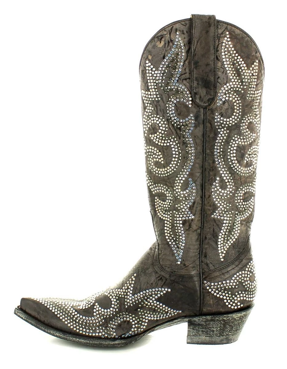 L1202-2 Old Gringo Women's DIEGO SWAROVSKI CRYSTAL Boot - ROANOKE 5 L1202-2 Old Gringo Women's DIEGO SWAROVSKI CRYSTAL Boot - ROANOKE - Image 3