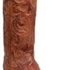 GY4501.S54 Lucchese Women's SARATOGA Cognac Burn Baby Buff Snip Toe Boot