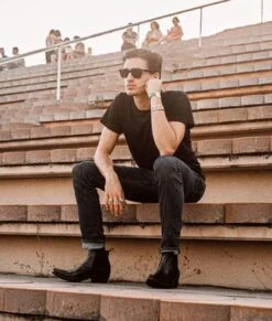 TWBM025-3 Tumbleweed Boots Men's LOGAN Black Short Boot 13 TWBM025-3 Tumbleweed Boots Men's LOGAN Black Short Boot -Western Store LOGAN6