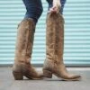LB0350A LANE Women's Brown PLAIN JANE Boot -Western Store Lane1