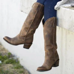 LB0350A LANE Women's Brown PLAIN JANE Boot -Western Store Lane3