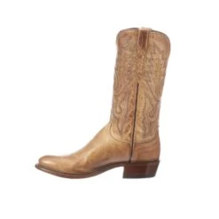 M1008.R4 Lucchese Bootmaker Men's LEWIS Mad Dog Tan Goat Round Toe -Western Store Lewis 3.2