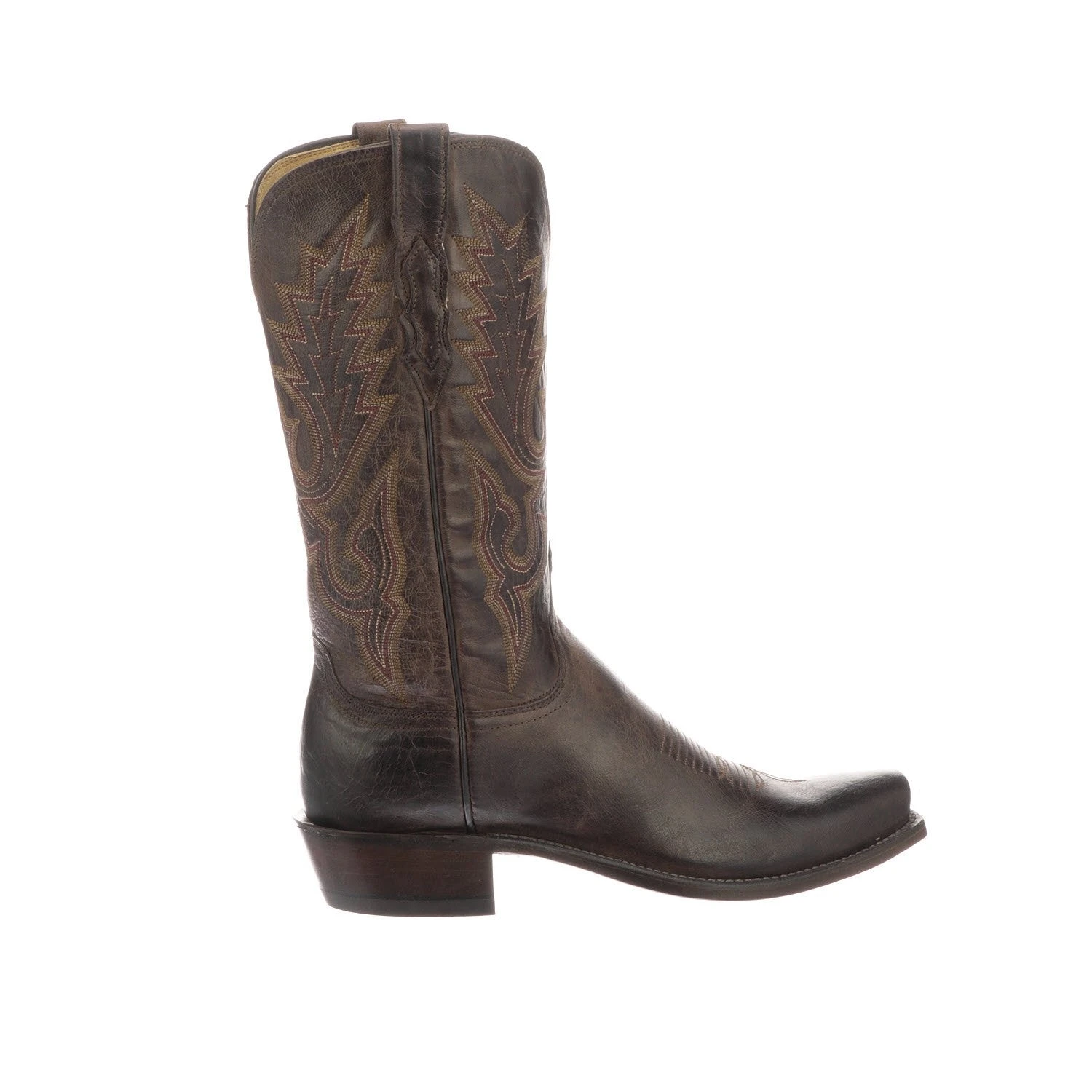 M1002.74 Lucchese Bootmaker Men's LEWIS Chocolate Madras Goat Boot 4 M1002.74 Lucchese Bootmaker Men's LEWIS Chocolate Madras Goat Boot - Image 2