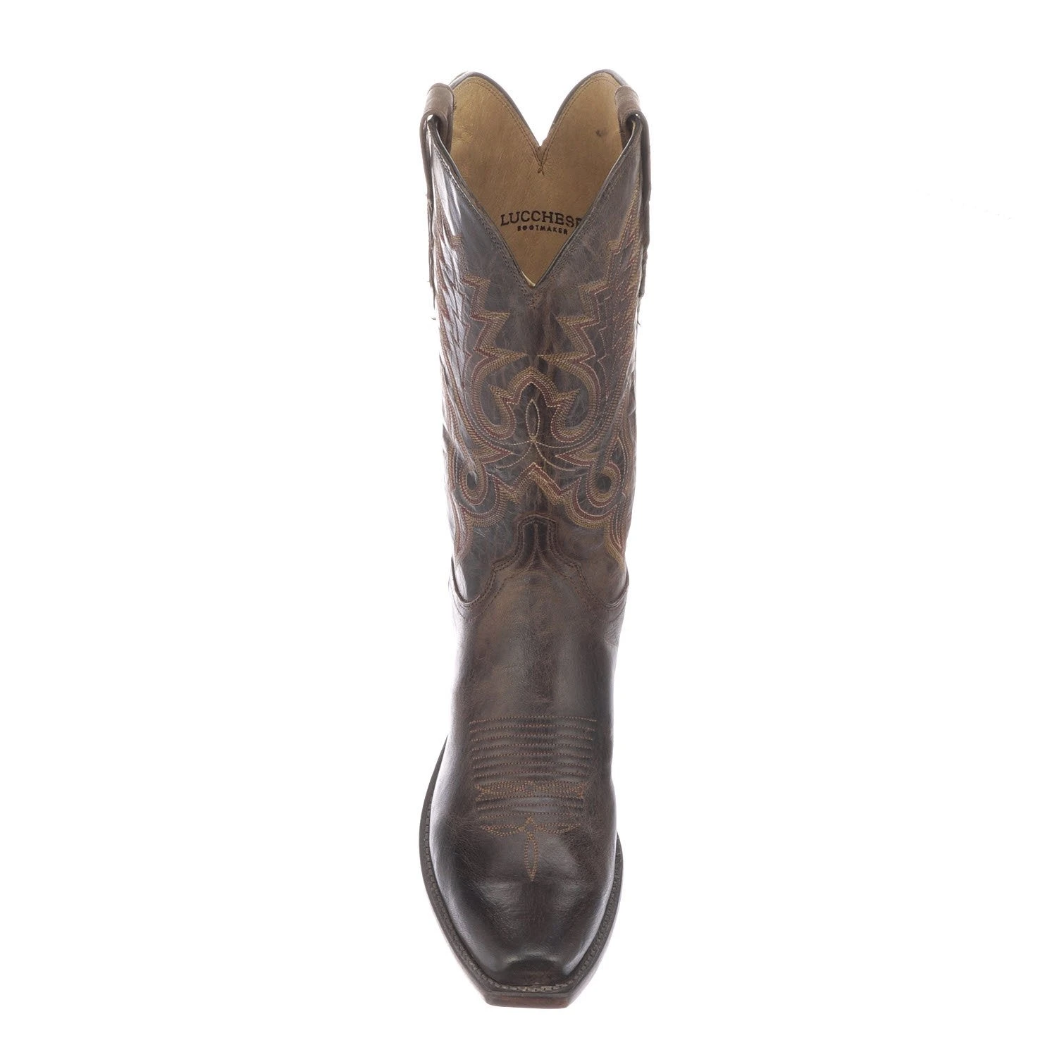 M1002.74 Lucchese Bootmaker Men's LEWIS Chocolate Madras Goat Boot 5 M1002.74 Lucchese Bootmaker Men's LEWIS Chocolate Madras Goat Boot - Image 3