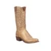 M1008.R4 Lucchese Bootmaker Men's LEWIS Mad Dog Tan Goat Round Toe 1 M1008.R4 Lucchese Bootmaker Men's LEWIS Mad Dog Tan Goat Round Toe -Western Store M1008R4 R01 C04