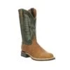 M4092.WF Lucchese Bootmaker RUDY Barn Boot Cognac / Green Work Boot Soft Toe -Western Store M4092WF R01 C04