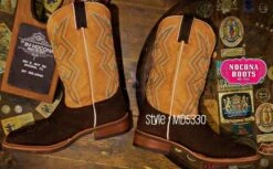 MD5330 Nocona Boots Dark Brown Prosper With 11" Palomino Rodeo Top 8 MD5330 Nocona Boots Dark Brown Prosper With 11" Palomino Rodeo Top -Western Store MD5330 Edited