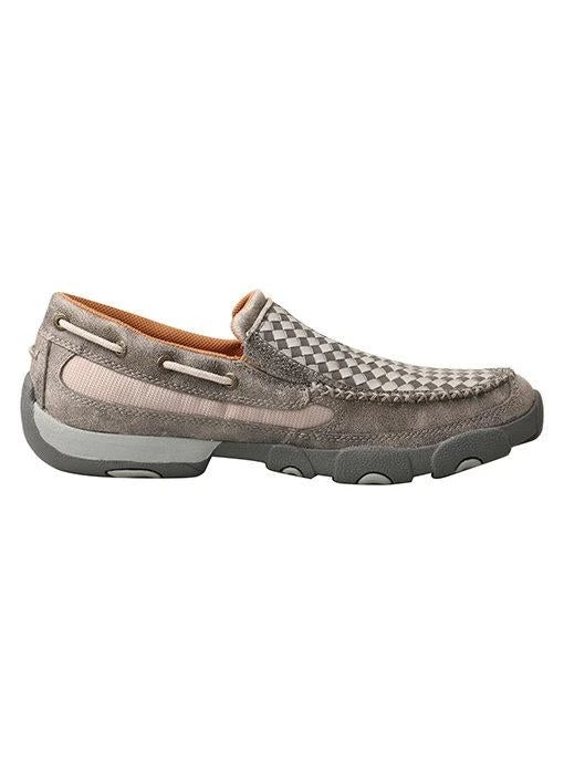 MDMS015 Twisted X Men's Woven Grey Slip On 5 MDMS015 Twisted X Men's Woven Grey Slip On - Image 3