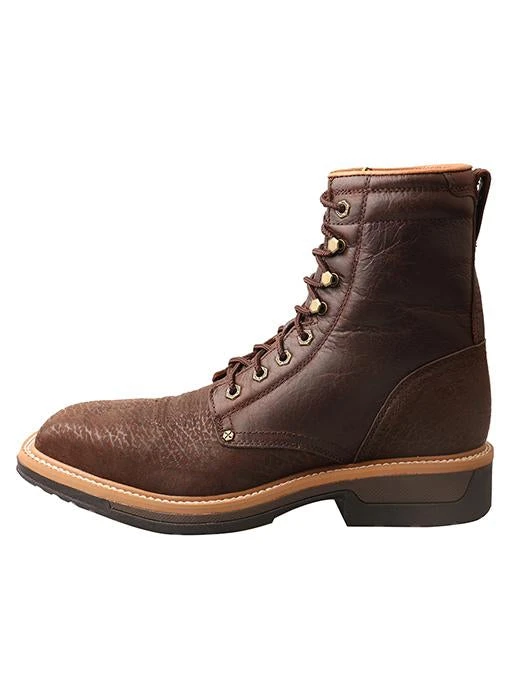 MLCAL01 Twisted X Men’s Lite Cowboy Lacer Workboot – Brown Alloy Safety Toe 7 MLCAL01 Twisted X Men’s Lite Cowboy Lacer Workboot – Brown Alloy Safety Toe - Image 5