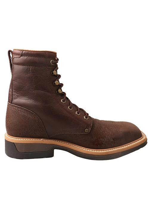 MLCAL01 Twisted X Men’s Lite Cowboy Lacer Workboot – Brown Alloy Safety Toe 8 MLCAL01 Twisted X Men’s Lite Cowboy Lacer Workboot – Brown Alloy Safety Toe - Image 6