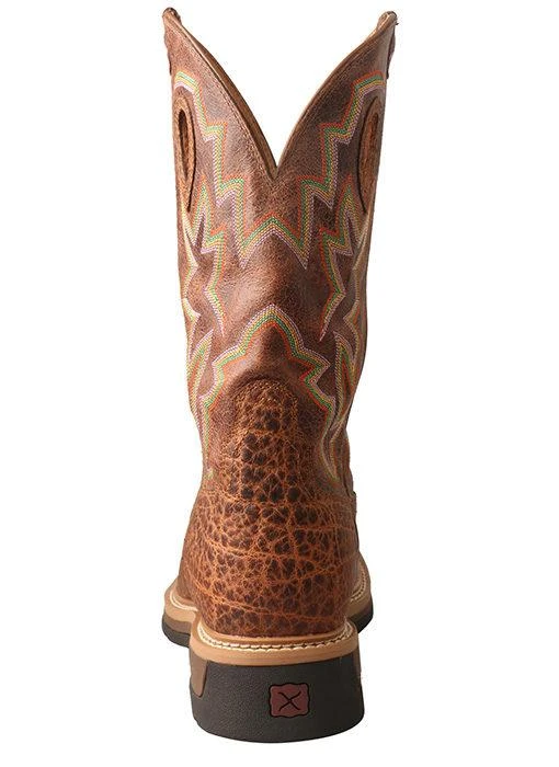 MLCC005 Twisted X Men's Lite Cowboy Workboot Tan Elephant Print 7 MLCC005 Twisted X Men's Lite Cowboy Workboot Tan Elephant Print - Image 5