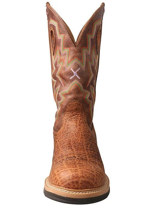 MLCC005 Twisted X Men's Lite Cowboy Workboot Tan Elephant Print 6 MLCC005 Twisted X Men's Lite Cowboy Workboot Tan Elephant Print - Image 4