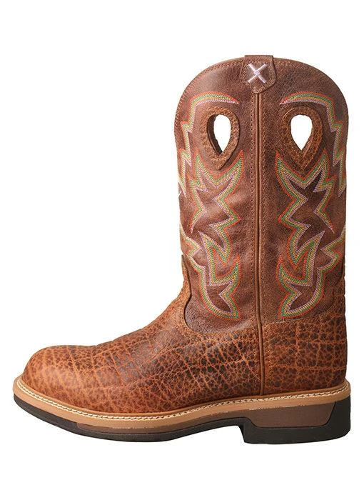 MLCC005 Twisted X Men's Lite Cowboy Workboot Tan Elephant Print 5 MLCC005 Twisted X Men's Lite Cowboy Workboot Tan Elephant Print - Image 3