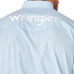 MP1344B Wrangler Men's LOGO Long Sleeve Shirt -Western Store MP1344B.5
